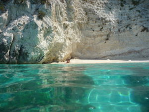Isole Eolie viste dal mare.